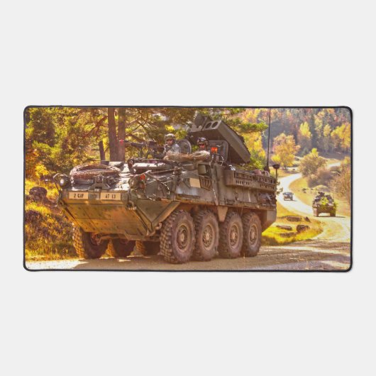 AMERIKAANSE PANTSERVLIEGDEKSCHIP - STRYKER BUREAUMAT (Voorkant)