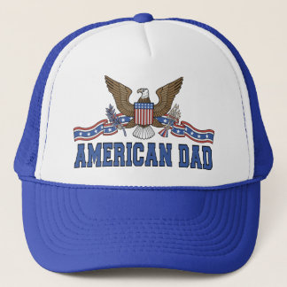 Amerikaanse pap Eagle Banner T-shirts Trucker Pet