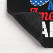 Amerikaanse Papaw Retro 4 juli Patriottisch Muismat (Hoek)