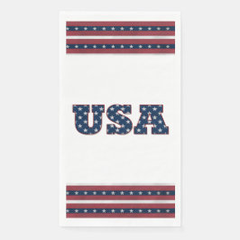 Amerikaanse papieren servet