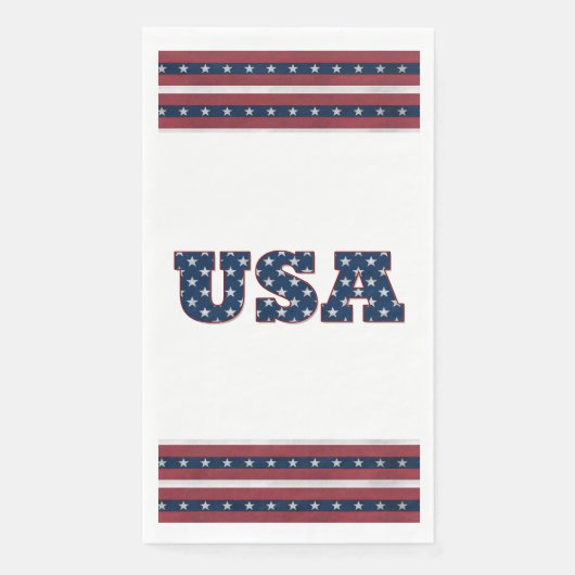 Amerikaanse papieren servet (Voorkant)