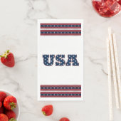 Amerikaanse papieren servet (Insitu)