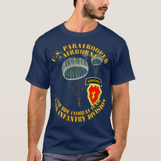 Amerikaanse parachutist 4th BDE CBT TM 25th Infant T-shirt