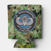 AMERIKAANSE PARACHUTIST BLIKJESKOELER (Achterkant)