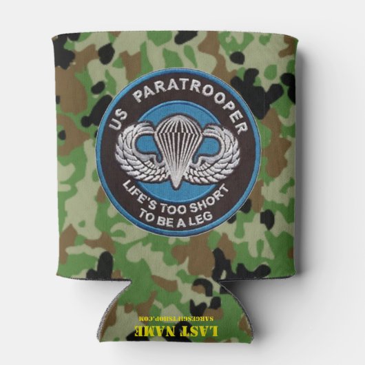 AMERIKAANSE PARACHUTIST BLIKJESKOELER (Achterkant)