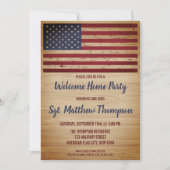 Amerikaanse partij voor de vermenging van militair kaart (Voorkant)