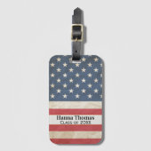 Amerikaanse partij voor militaire patriottische gr bagagelabel (Voorkant (verticaal))