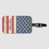 Amerikaanse partij voor militaire patriottische gr bagagelabel (Voorkant (horizontaal))