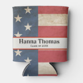 Amerikaanse partij voor militaire patriottische gr blikjeskoeler (Voorkant)