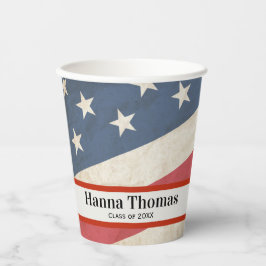 Amerikaanse partij voor militaire patriottische gr papieren bekers