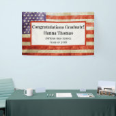 Amerikaanse partij voor militaire patriottische gr spandoek (Beurs)