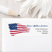 Amerikaanse partij voor militaire terugtrekking ui etiket (Insitu)