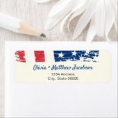 Amerikaanse partij voor militaire terugtrekking ui etiket (Insitu)