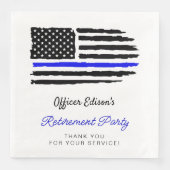 Amerikaanse partij voor militaire terugtrekking ui servet (Voorkant)