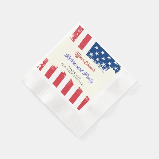 Amerikaanse partij voor militaire terugtrekking ui servet (Hoek)