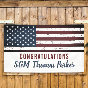 Amerikaanse partij voor militaire terugtrekking ui spandoek