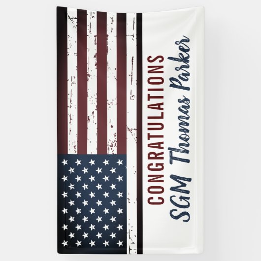 Amerikaanse partij voor militaire terugtrekking ui spandoek (Verticaal)