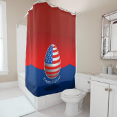 Amerikaanse Pasen Douchegordijn (In situ)