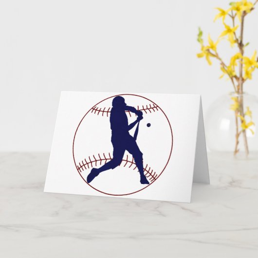 Amerikaanse Pastime Kaart (Gele Bloem)