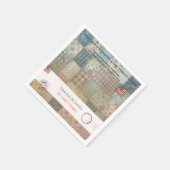 Amerikaanse Patchwork Memory Quilt Feest Decoratie Servet (Hoek)