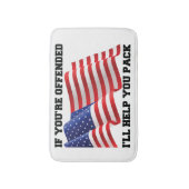 Amerikaanse patriot badmat (Voorkant Verticaal)