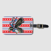 Amerikaanse patriot bagagelabel (Voorkant (horizontaal))