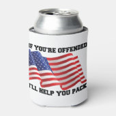 Amerikaanse patriot blikjeskoeler (Blikje Voorkant)