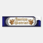 Amerikaanse patriot bumpersticker (Voorkant)