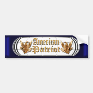 Amerikaanse patriot bumpersticker