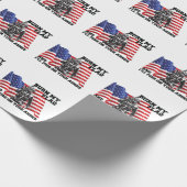 Amerikaanse patriot cadeaupapier (Hoek)