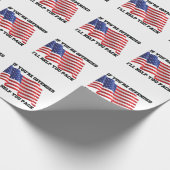 Amerikaanse patriot cadeaupapier (Hoek)