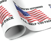 Amerikaanse patriot cadeaupapier (Rol Hoek)