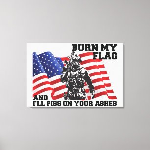Amerikaanse patriot canvas afdruk