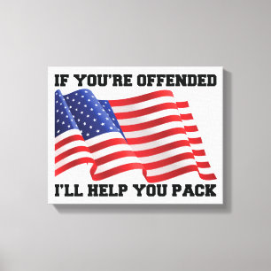 Amerikaanse patriot canvas afdruk