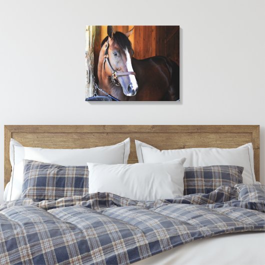 Amerikaanse patriot canvas afdruk (Insitu (Slaapkamer))