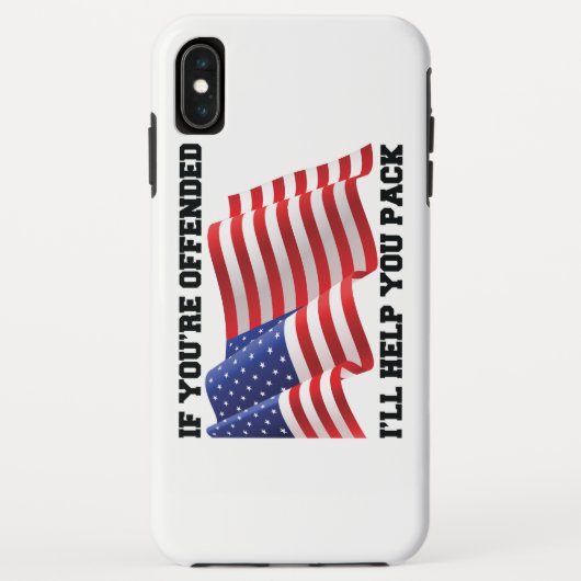 Amerikaanse patriot Case-Mate iPhone case (Achterkant)