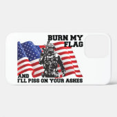 Amerikaanse patriot Case-Mate iPhone case (Achterkant (horizontaal))