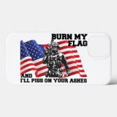 Amerikaanse patriot Case-Mate iPhone case (Achterkant (horizontaal))