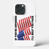Amerikaanse patriot Case-Mate iPhone case (Achterkant)