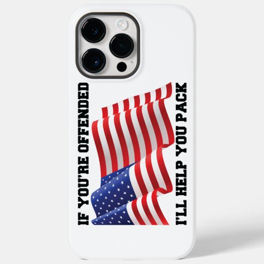Amerikaanse patriot Case-Mate iPhone case (Achterkant)