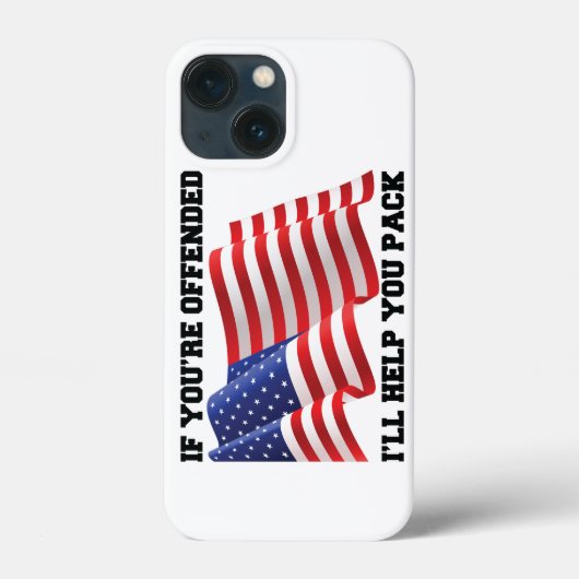 Amerikaanse patriot Case-Mate iPhone case (Achterkant)