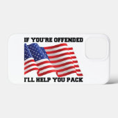 Amerikaanse patriot Case-Mate iPhone case (Achterkant (horizontaal))