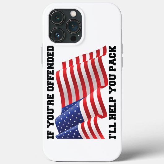 Amerikaanse patriot Case-Mate iPhone case (Achterkant)