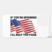 Amerikaanse patriot Case-Mate iPhone case (Achterkant (horizontaal))