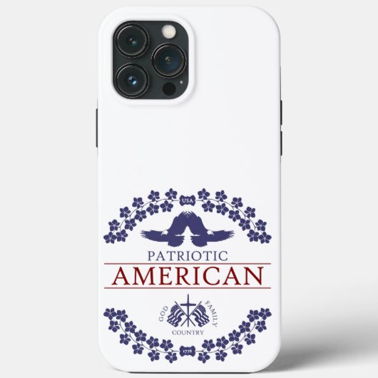 Amerikaanse PATRIOT Case-Mate iPhone Case (Achterkant)