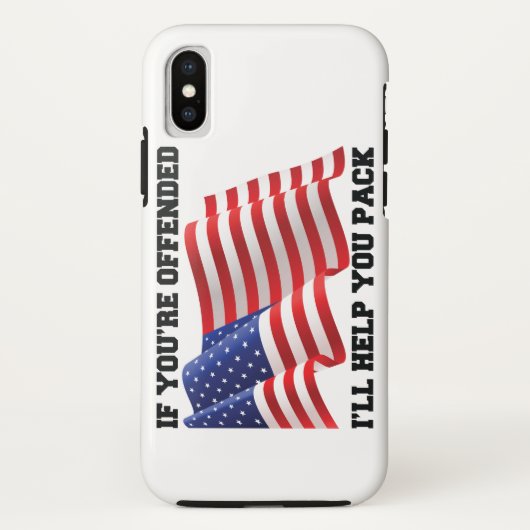 Amerikaanse patriot Case-Mate iPhone case (Achterkant)