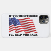 Amerikaanse patriot Case-Mate iPhone case (Achterkant (horizontaal))