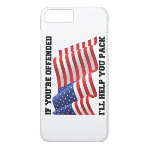 Amerikaanse patriot 	iPhone 8/7 plus hoesje