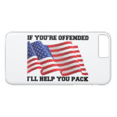 Amerikaanse patriot Case-Mate iPhone case (Achterkant (Horizontaal))