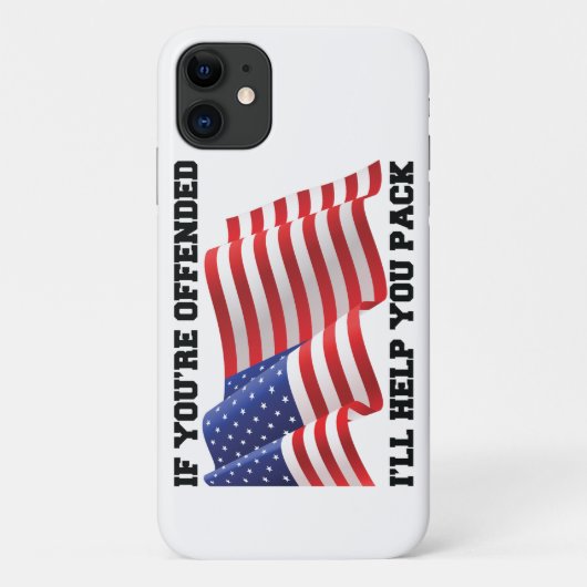Amerikaanse patriot Case-Mate iPhone case (Achterkant)